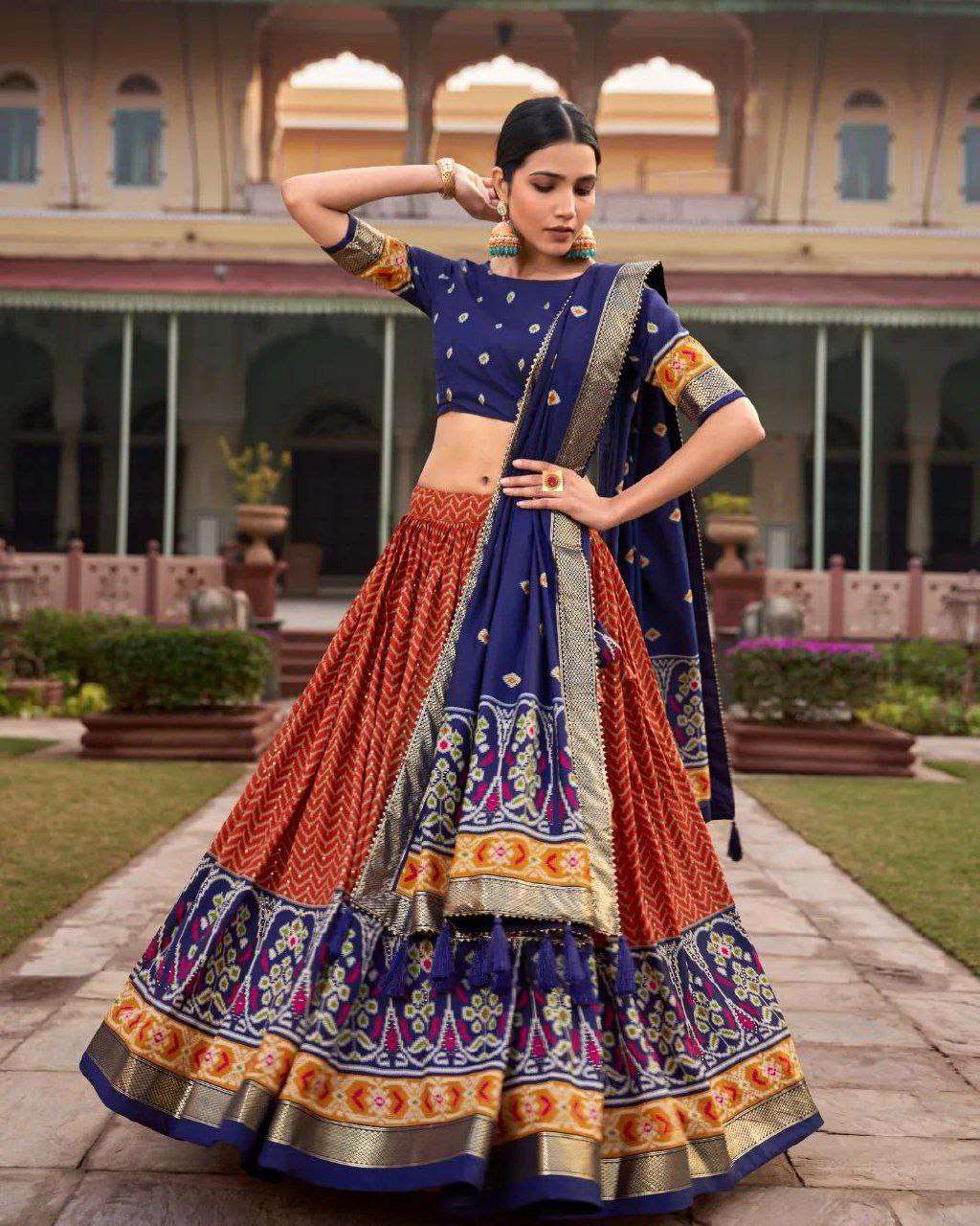 Women's Traditional Printed Lehenga Choli Set with Embroidered Dupatta ? Festive Wear - Image 7