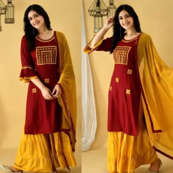 Kurta with Dupatta and Bottomwear JME 14