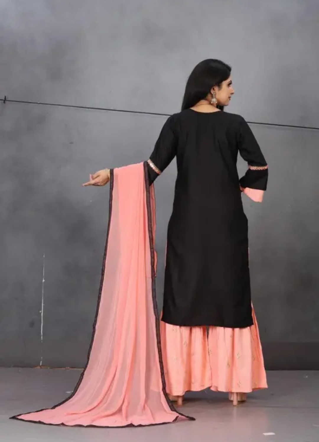 Kurta with Dupatta and Bottomwear JME 13 - Image 2
